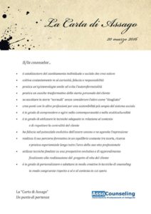 La Carta di Assago Counselingpisa it